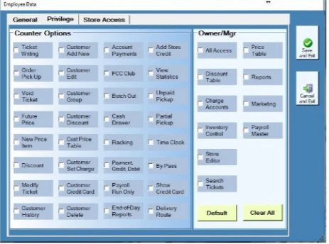 screenshot of Liberty Touch Control